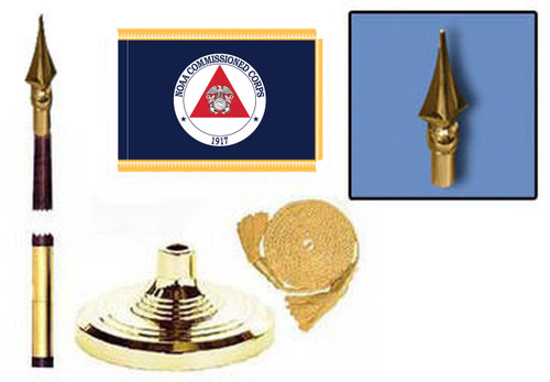 National Oceanic and Atmospheric Administration (NOAA) Commission Corps Fringed Lobby Set