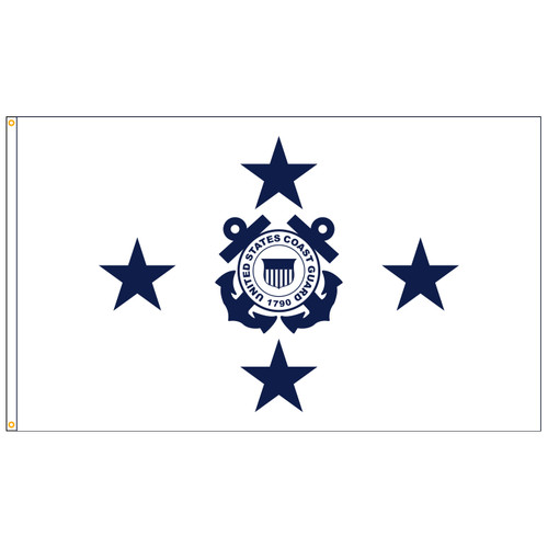 U.S. Coast Guard 4-Star Admiral Flag (non-seagoing)