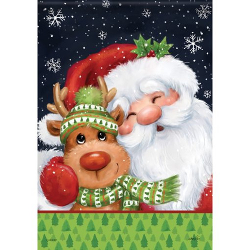 North Pole Friends DuraSoft Garden Flag