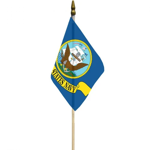 U.S. Navy 12 x 18 Inch Stick Flag