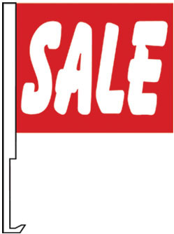 Sale - Red - Auto Dealer Car Flags