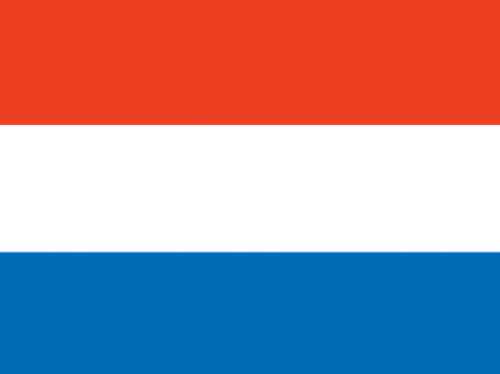 Netherlands - 4" x 6" Miniature Stick Flags