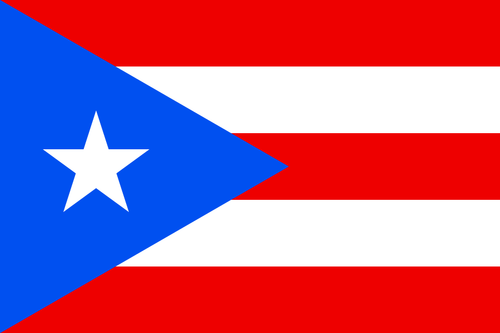 Puerto Rico - 4" x 6" Miniature Stick Flags