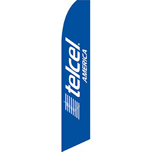 Telcel America Feather Flag