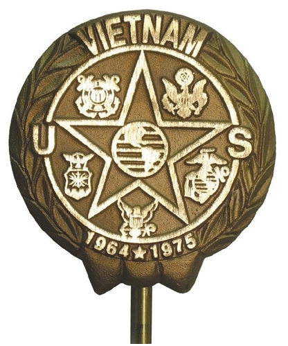 Vietnam Veteran Grave Marker--Cast Bronze