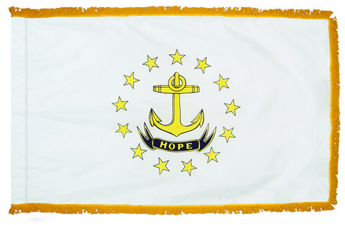 Rhode Island Fringed Flag