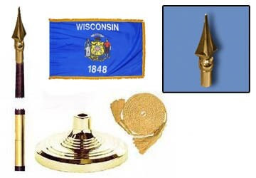 Wisconsin Fringed Lobby Set