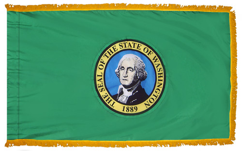 Washington Fringed Flag