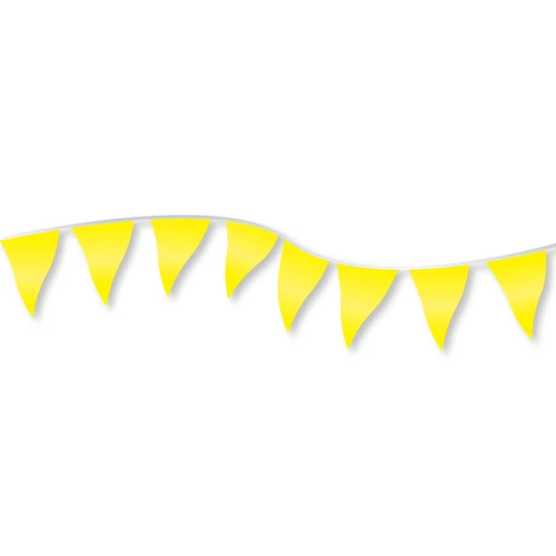 Saturn Yellow Fluorescent Mass Pennants