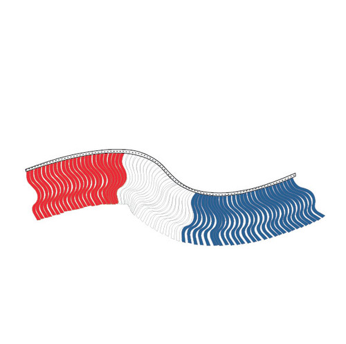 Red, White, & Blue String Fiesta Pennants