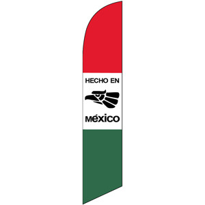 Made in Mexico (Hecho en Mexico) Semi Custom Feather Flag Kit