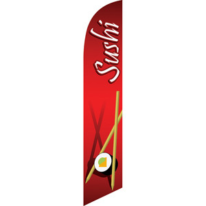 Sushi (chopsticks) Semi Custom Feather Flag Kit