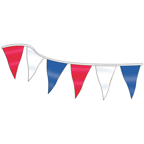 Red White Blue Mass Pennants