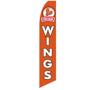 CHICKEN WINGS feather flag