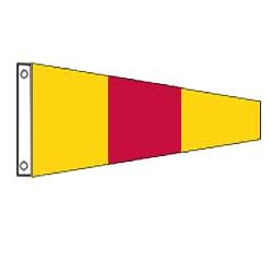 0 International Code Signal Pennant (Grommet)