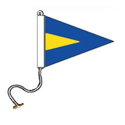 1st Repeater Pennant (Rope and Toggle)
