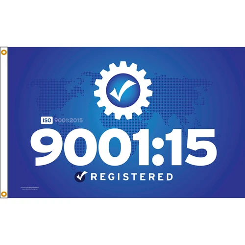 ISO 9001/15 Flag