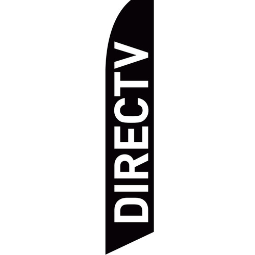 DirecTV ("Direct TV") Feather Flag (black)