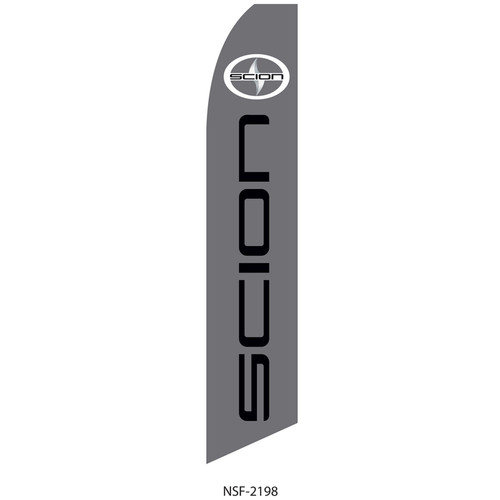 Scion Dealership Feather Flag (gray)