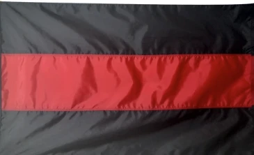 Thin Red Line Flag 5x9.5ft casket flag