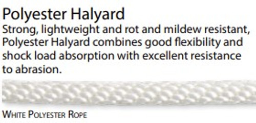 Flagpole Rope 3/16 in. x 1000 ft. White - 164010