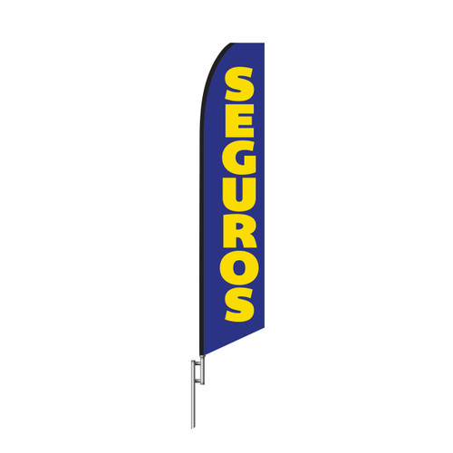 Seguros (Insurance) Swooper Feather Flag