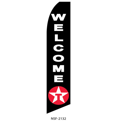 Texaco Welcome  Feather Flag