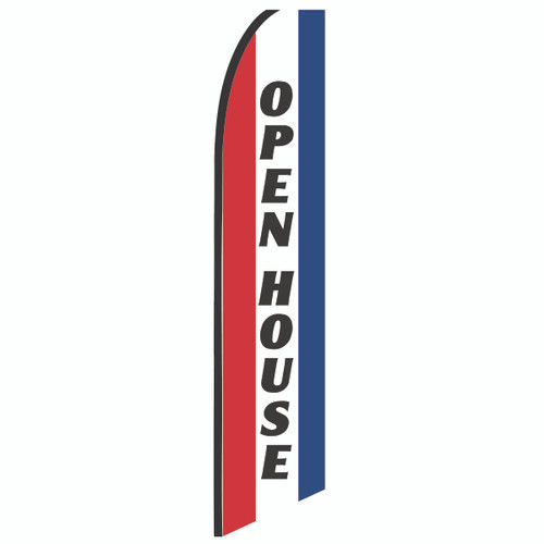 Open House (patriotic) Feather Flag