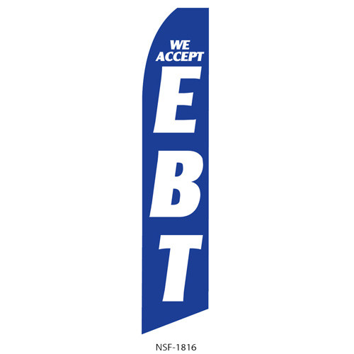 We Accept EBT Feather Flag