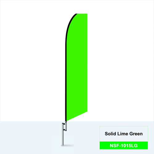 Light Green Feather Flag
