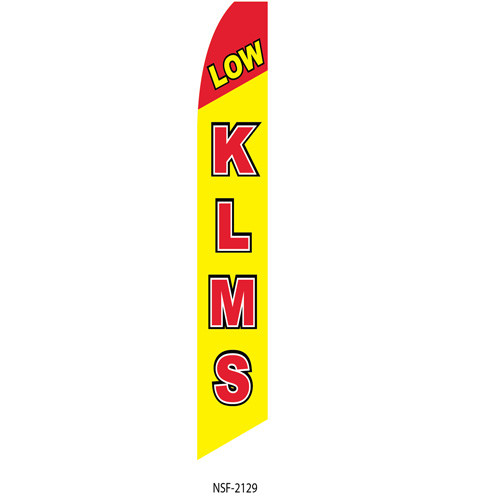 Low KLMS Feather Flag