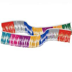 Metallic Red/Silver Pennants