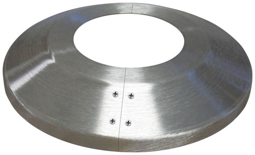 Split Aluminum Flash Collar - Satin Finish