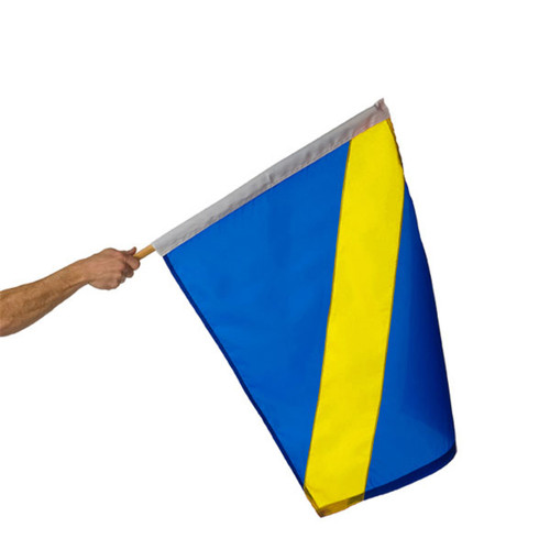 Move To Outside Auto Racing Flag 24" x 30"