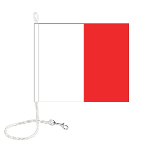 "H" (Hotel); Pilot on Board - With Rope and Snap Hook