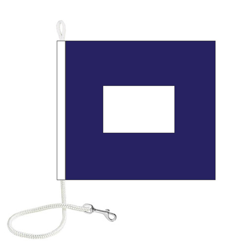"P" (Papa); About to Sail - With Rope and Snap Hook