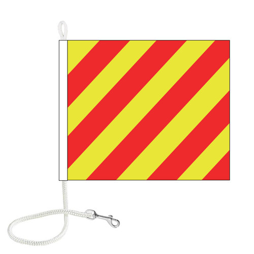 "Y" (Yankee); Am Dragging Anchor - With Rope and Snap Hook