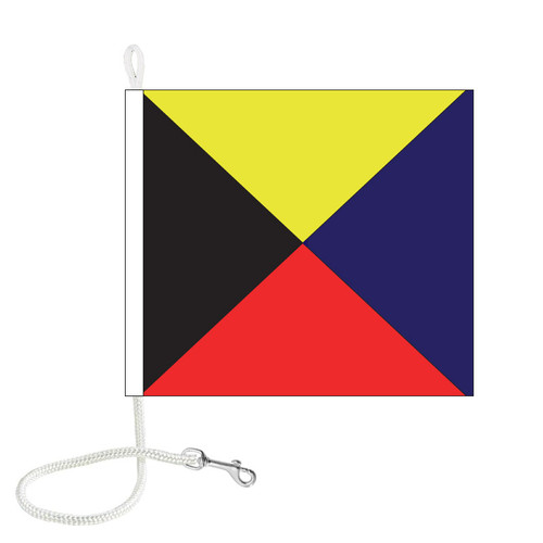 "Z" (Zulu); Require a Tug - With Rope and Snap Hook