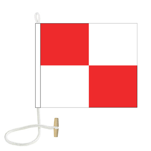 U International Code Signal Flag (Rope and Toggle)
