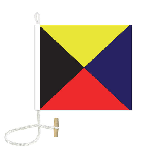 "Z" (Zulu); Require a Tug - With Rope and Toggle