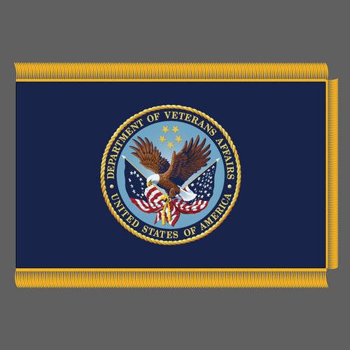 Veterans Affairs Fringed Flag