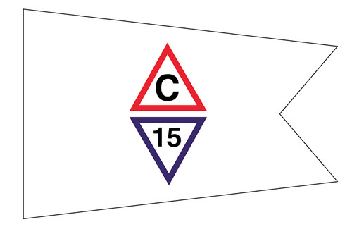 Beaux Arts Racing 12x18 Inch Tapered Burgee