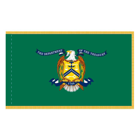 Department of the Treasury Fringed Flag