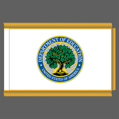 U.S. Department of Education Fringed Flag