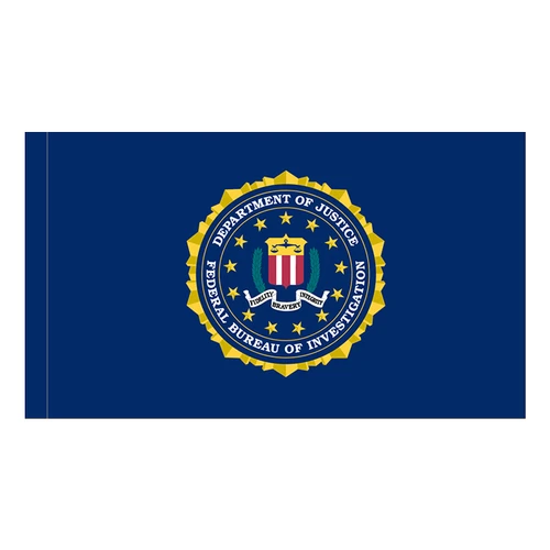 Federal Bureau of Investigation Flag with pole sleeve