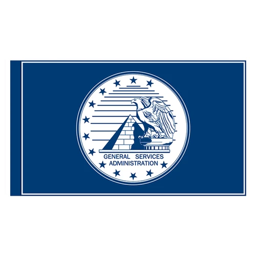 General Services Administration Flag with pole sleeve