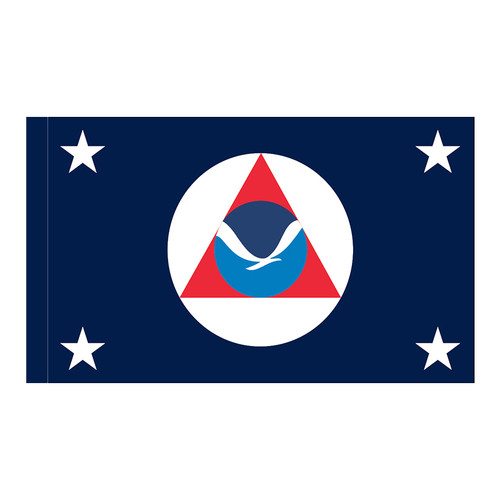 National Oceanic and Atmospheric Administration Flag with pole sleeve