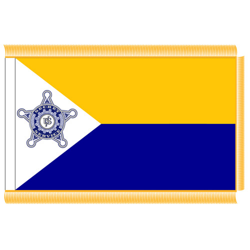 United States Secret Service Fringed Flag