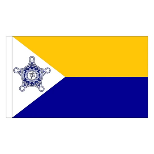 United States Secret Service Flag with pole sleeve