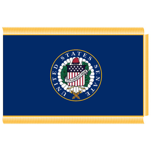 U.S. Senate Fringed Flag (with official seal)